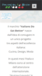 Mobile Screenshot of italiansdoeatbetter.net