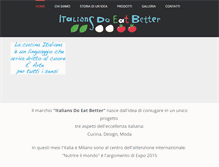 Tablet Screenshot of italiansdoeatbetter.net
